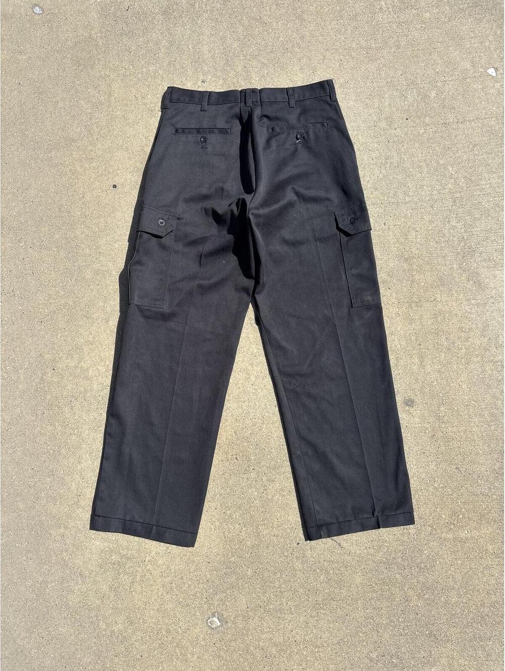 Vintage Ben Davis Black Cargo Work Pants Utility Trousers